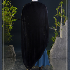 Where Winds Meet (2025) Jiang Yan Blue Set Wuxia Hanfu Outfits Cosplay Costume