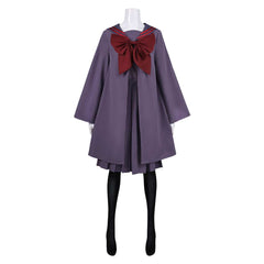 Kaiju Girl Caramelise (2026) Kuroe Akaishi Purple Robe School Uniform Set Outfits