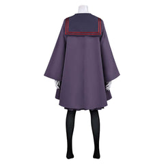 Kaiju Girl Caramelise (2026) Kuroe Akaishi Purple Robe School Uniform Set Outfits
