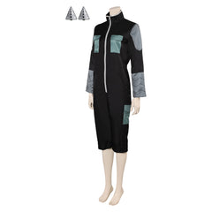 Kaiju No.8 Season 2 (2025) Ashiro Mina Black Loose Jumpsuit Set Outfits Cosplay Costume