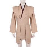 Kenobi Jedi Brown Tunic Top Outfits Cosplay Costume Halloween Carnival Suit