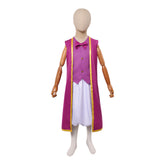 Kid Children The Super Mario Galaxy Movie (2026) Toad General Purple Outfits Cosplay Costume