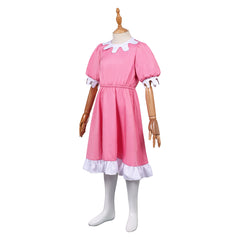 Kid Children The Three Robbers Tiffany Pink Dress Outfits Cosplay Costume