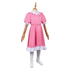 Kid Children The Three Robbers Tiffany Pink Dress Outfits Cosplay Costume