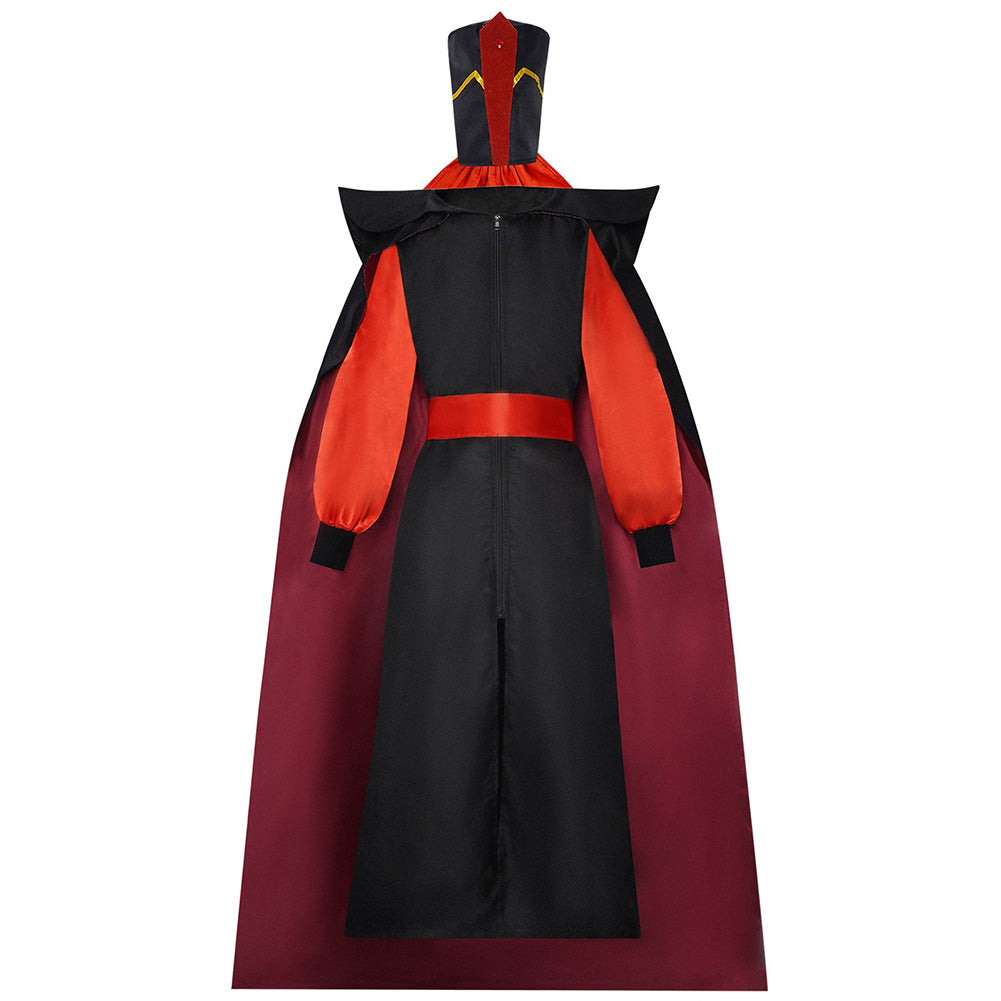 Kids Children Aladdin Jafar Red Black Set Outfits Cosplay Halloween Costume