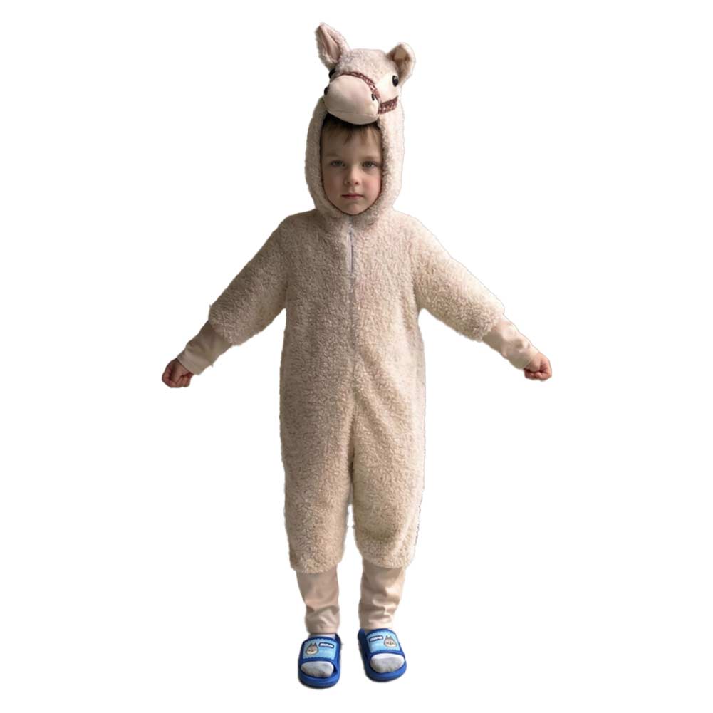 Kids Children Alpaca Animal Onesie Shrek Donkey Sleepwear Cosplay Costume