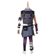 Kids Children Arcane: League Of Legends 2 (2024) Isha Graffiti Gray Set Outfits Cosplay Costume
