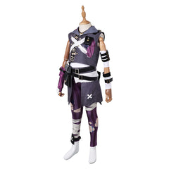 Kids Children Arcane: League Of Legends 2 (2024) Isha Graffiti Gray Set Outfits Cosplay Costume