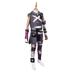 Kids Children Arcane: League Of Legends 2 (2024) Isha Graffiti Gray Set Outfits Cosplay Costume