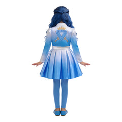 Kids Children Descendants: Wicked Wonderland (2026) Chloe Blue Dress Outfits Cosplay Costume