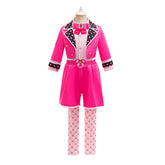 Kids Children Descendants: Wicked Wonderland (2026) Pink Top Pants Set Outfits Cosplay Costume
