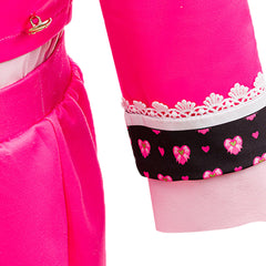 Kids Children Descendants: Wicked Wonderland (2026) Pink Top Pants Set Outfits Cosplay Costume