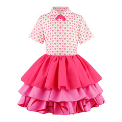 Kids Children Descendants: Wicked Wonderland (2026) Pink Top Skirt Set Outfits Cosplay Costume