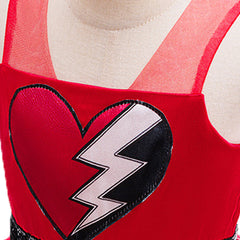 Kids Children Descendants: Wicked Wonderland (2026) Red Tutu Dress Outfits Cosplay Costume
