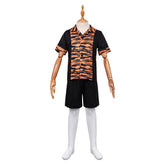 Kids Children Dust Bunny (2025) Aurora Tiger Stripe Shirt Pants Cosplay Costume