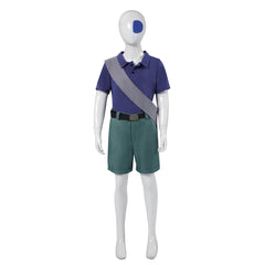 Kids Children Elio (2025) Elio Blue Cloak Set Outfits Cosplay Costume