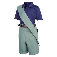 Kids Children Elio (2025) Elio Blue Set Outfits Cosplay Costume Halloween Carnival Suit