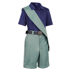 Kids Children Elio (2025) Elio Blue Set Outfits Cosplay Costume Halloween Carnival Suit