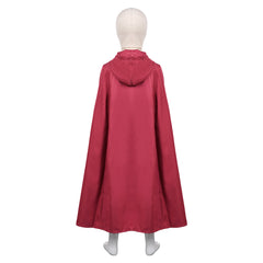 Kids Children Ernest & Celestine: A Trip to Gibberitia Celestine Dress Red Cloak Set Outfits Cosplay Costume