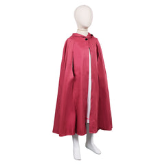 Kids Children Ernest & Celestine: A Trip to Gibberitia Celestine Dress Red Cloak Set Outfits Cosplay Costume