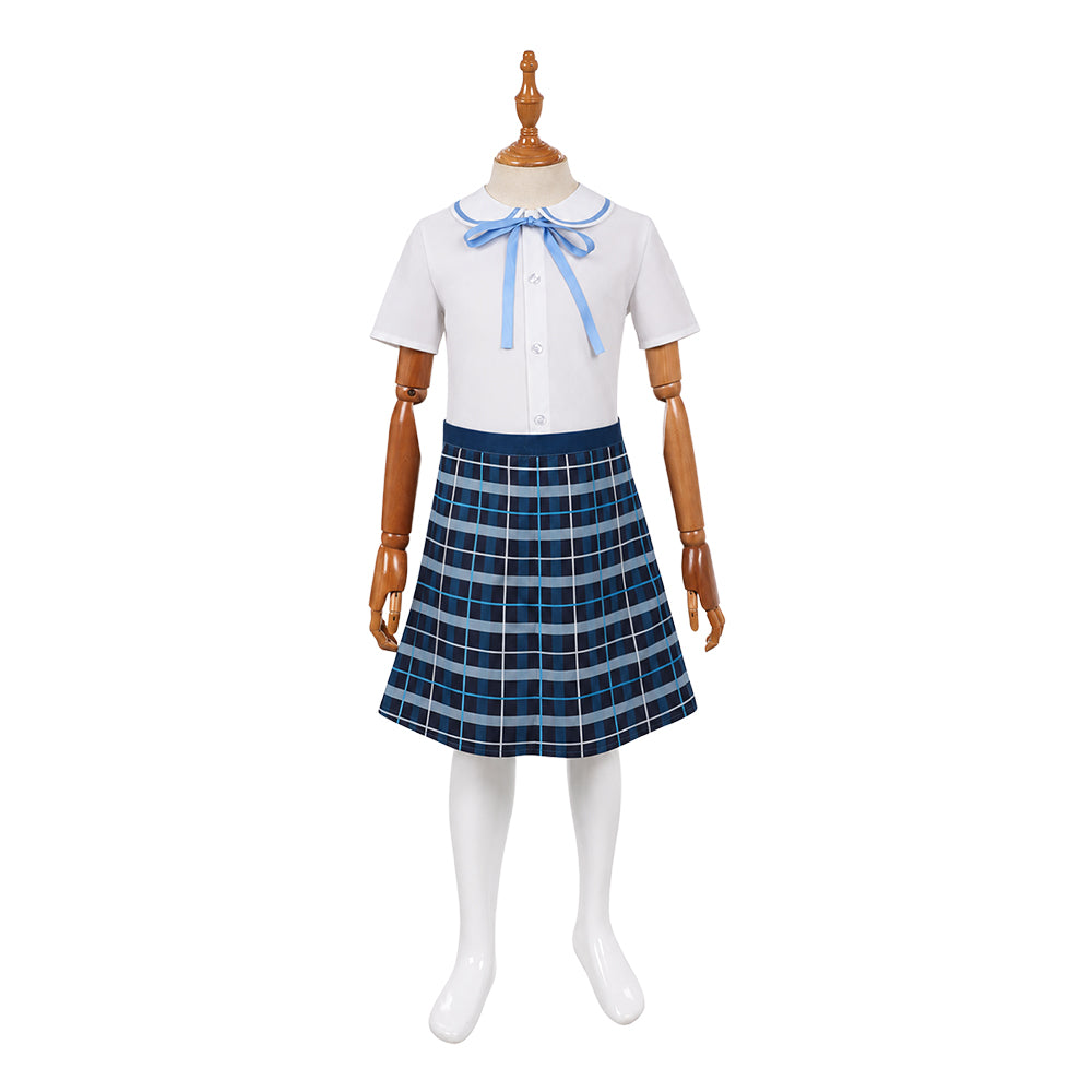 Kids Children Forgotten Island (2026) Jo School Uniform Set Outfits Cosplay Costume