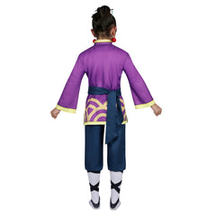 Kids Children Game Princess Peach: Showtime! 2024 Peach Purple Outfits Cosplay Costume Halloween Carnival Suit