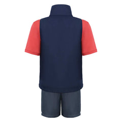 Kids Children Gravity Falls Dipper Pines Blue Vest Red Shirt Set Outfits Cosplay Costume