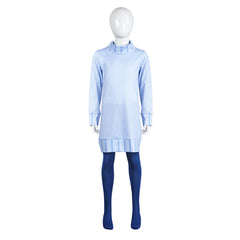 Kids Children Inside Out 2 (2024) Sadness Blue Outfits Cosplay Costume