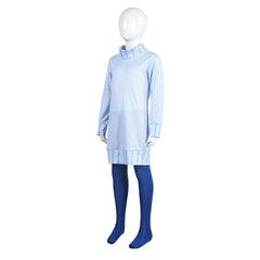 Kids Children Inside Out 2 (2024) Sadness Blue Outfits Cosplay Costume