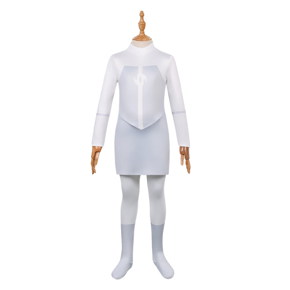 Kids Children Invincible Season 4 (2026) Anissa White Viltrumite Uniform Cosplay Costume