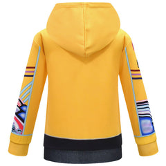 Kids Children KPop Demon Hunters (2025) Huntrix Rumi Mira Zoey Printed Zip Up Hoodie Cosplay Costume