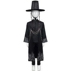 Kids Children KPop Demon Hunters (2025) Jinu Saja Boys Your Idol Black Set Outfits Cosplay Costume
