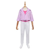 Kids Children KPop Demon Hunters (2025) Jinu Saja Pink Shirt Set Outfits Cosplay Costume