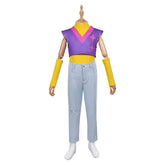 Kids Children KPop Demon Hunters (2025) Mystery Purple Yellow Set Outfits Cosplay Costume