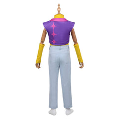 Kids Children KPop Demon Hunters (2025) Mystery Purple Yellow Set Outfits Cosplay Costume