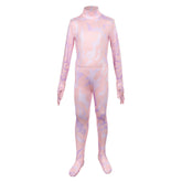 Kids Children KPop Demon Hunters (2025) Rumi Demon Patterns Jumpsuit Outfits Cosplay Costume