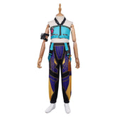 Kids Children KPop Demon Hunters (2025) Rumi Mira Zoey Yellow Blue Outfits Cosplay Costume