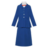 Kids Children Mary Poppins Musical Nanny Blue Set Outfits Cosplay Costume