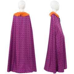 Kids Children Moana 2 (2024) Matangi Purple Dress Cloak Outfits Cosplay Costume