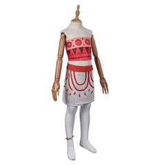 Kids Children Moana 2 (2024) Simea Red Top Skirt Outfits Cosplay Costume