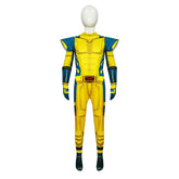 Kids Children Movie Deadpool & Wolverine (2024) Logan Howlett Jumpsuit Outfits Cosplay Costume Halloween Carnival Suit