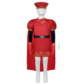 Kids Children Shrek Lord Farquaad Red Outfits Cosplay Costume Halloween Carnival Suit
