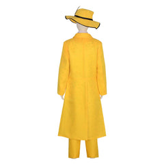 Kids Children Movie The Mask Jim Carrey Yellow Suit Outfits Cosplay Costume Halloween Carnival