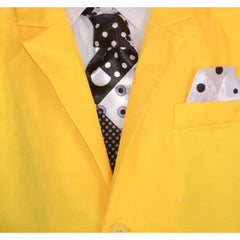 Kids Children Movie The Mask Jim Carrey Yellow Suit Outfits Cosplay Costume Halloween Carnival