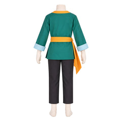 Kids Children Natsuki Subaru Green Tunic Set Outfits Cosplay Costume - Pre-order