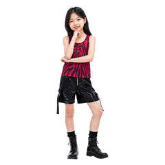 Kids Children Obsession (2026) Nikki Freeman Red Black Set Outfits Cosplay Costume