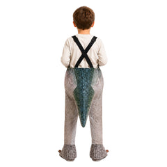 Kids Children Plush Riding Dinosaur Tyrannosaurus Rex Funny Outfits Cosplay Costume