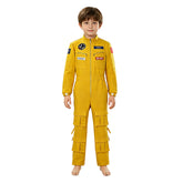 Kids Children Project Hail Mary (2026) Ryland Grace Yellow Sapce Jumpsuit Outfits Cosplay Costume