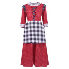 Kids Children Snow White (2025) Princess Young Red Dress Outfits Cosplay Costume