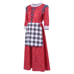 Kids Children Snow White (2025) Princess Young Red Dress Outfits Cosplay Costume